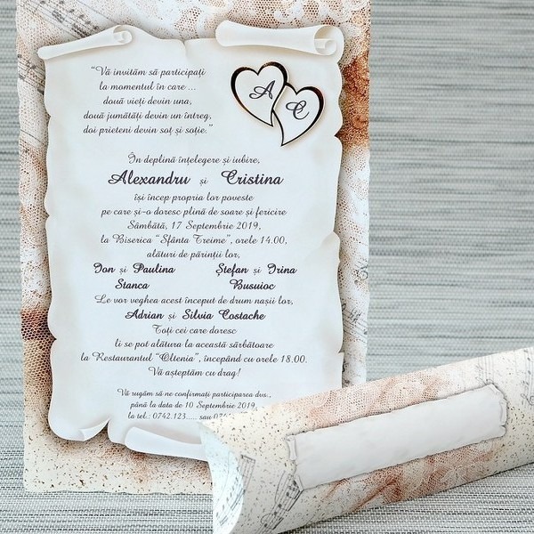 Invitatie Cod 1145 Z Indigo