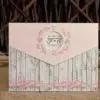 Invitatie de Nunta cu motiv Floral - cod 9486