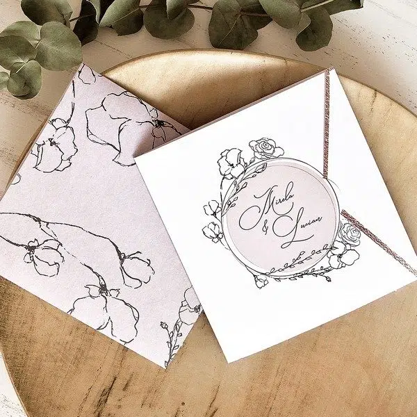 Invitatie de Nunta Vintage - cod 39772 X