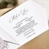 Foto Invitatie de Nunta Vintage - cod 39772 X