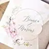 Foto Invitatie de Nunta cu motiv Floral - cod 39776 X