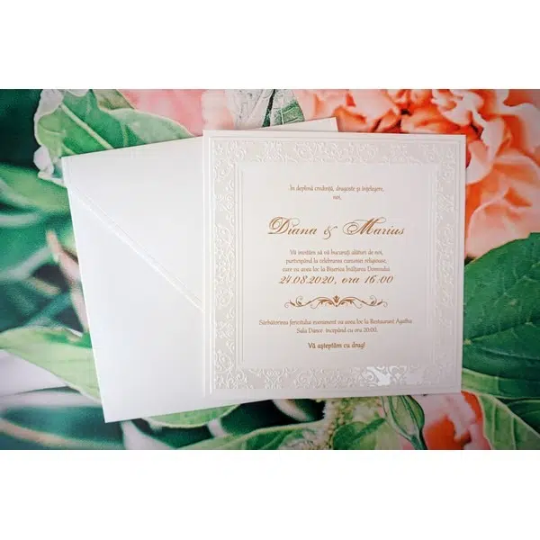 Foto Invitatie de Nunta Clasica - cod 1121 PX