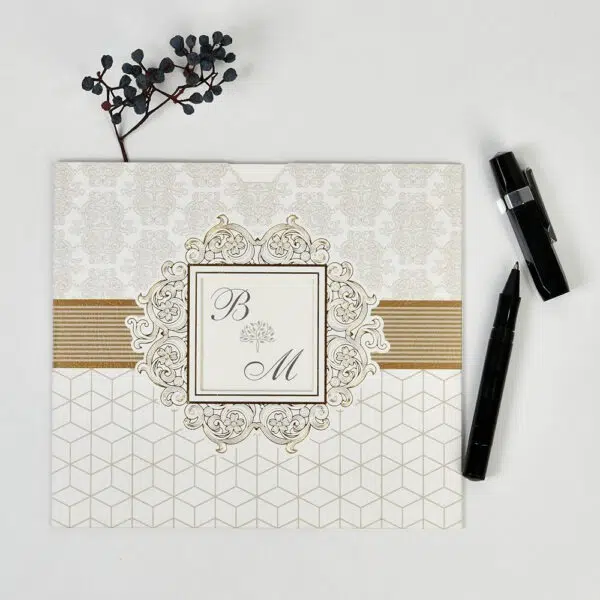 Foto Invitatie de Nunta Romantica - cod 521