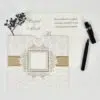 Invitatie de Nunta Romantica - cod 521