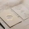 Invitatie de Nunta cu motiv Elegant - Cod 9154 P