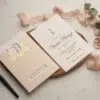 Foto Invitatie de Nunta cu motiv Elegant - Cod 9198 P