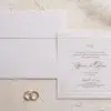Invitatie de Nunta cu motiv Elegant - Cod 9134 P