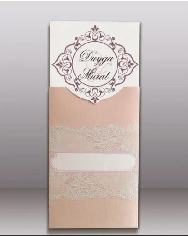 Invitatie de Nunta cu motiv Elegant – Cod 52846