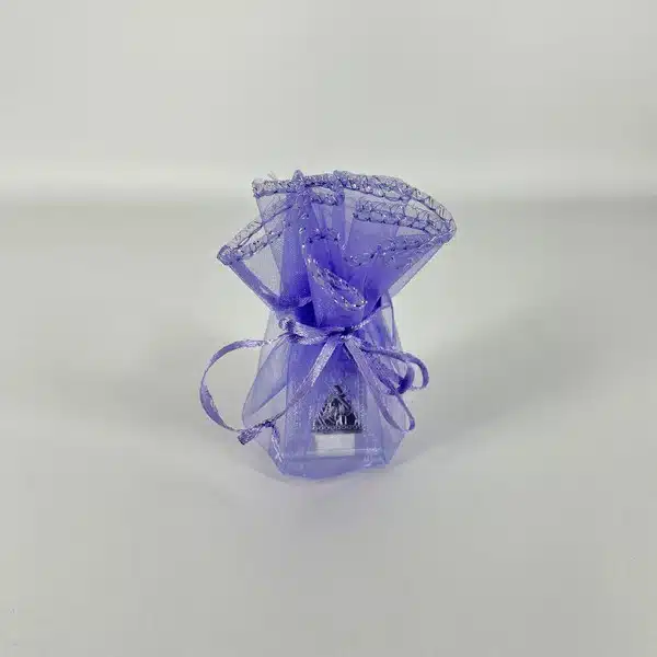 Foto Saculet organza mic lila
