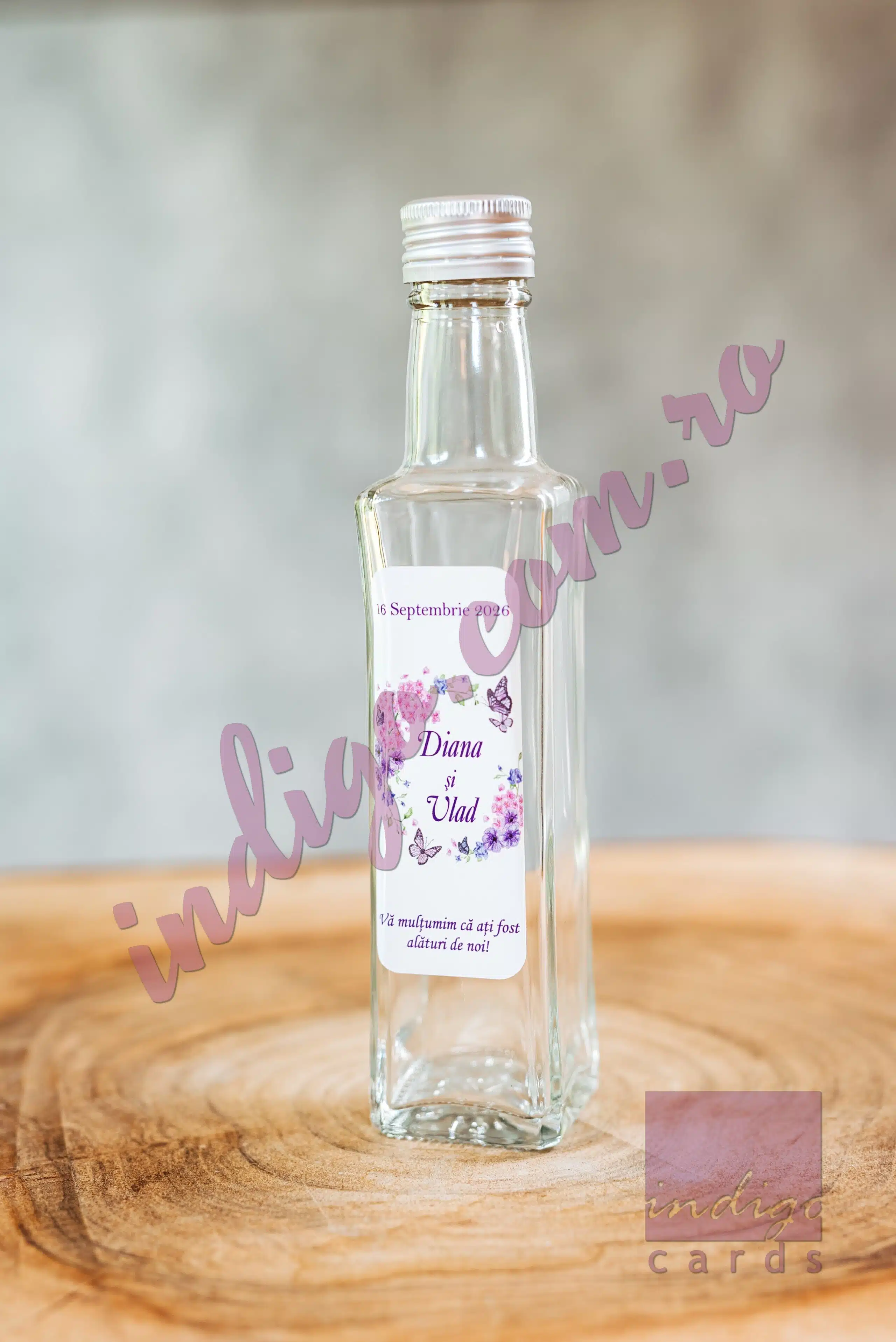 Sticla marturie Nunta RUNA 200 ML