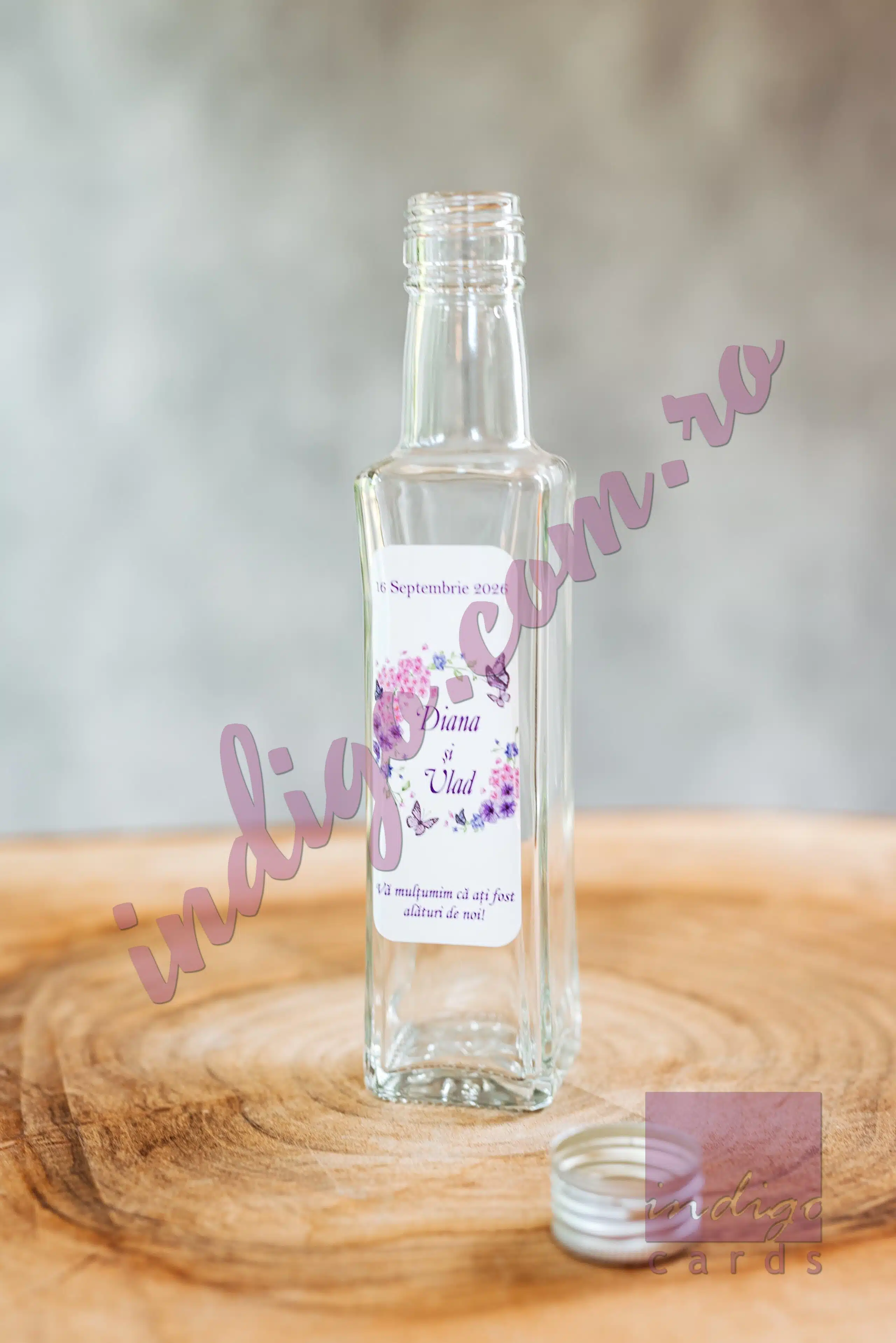 Foto Sticla marturie Nunta RUNA 200 ML