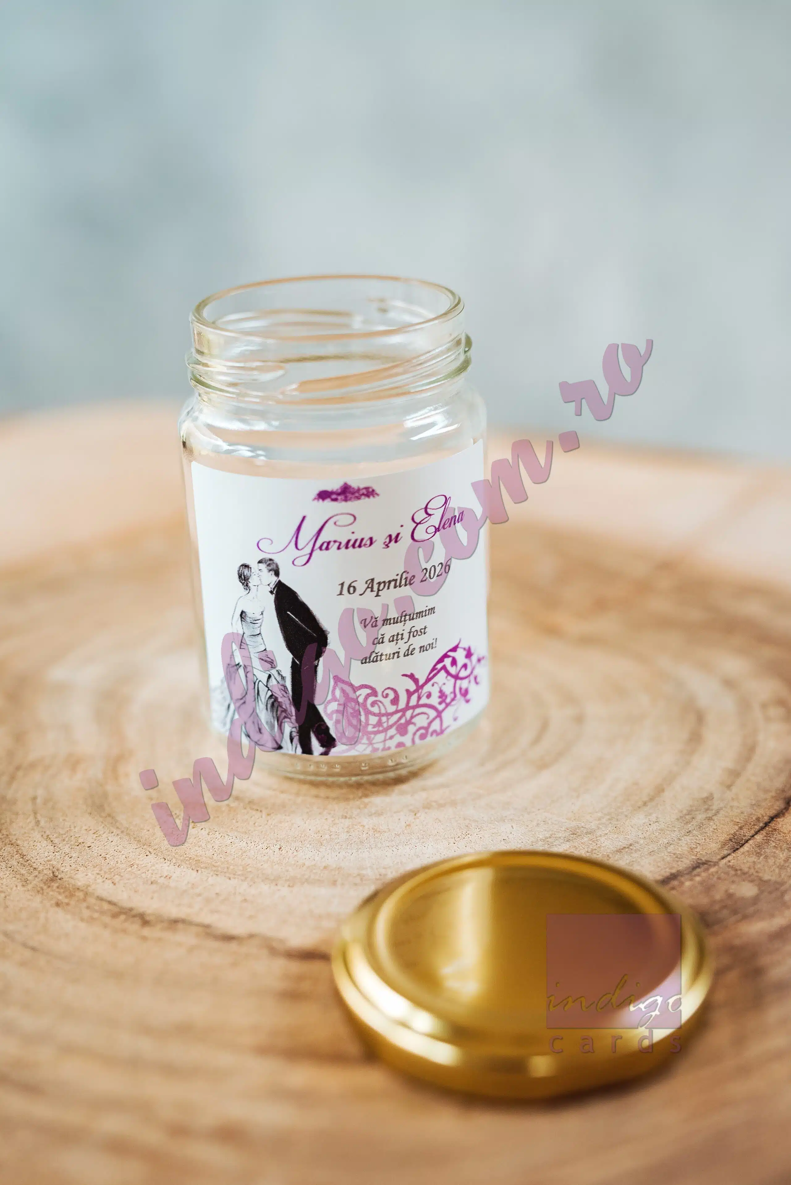 Foto Borcan Marturie ROTUND 156 ML