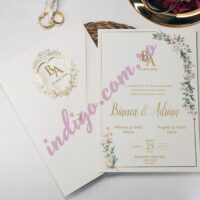 Invitatie de Nunta cu motiv Elegant – Cod 2402 P