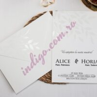 Invitatie de nunta Eleganta - cod 2414 P