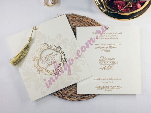 Invitatie de Nunta Eleganta - cod 2415 P