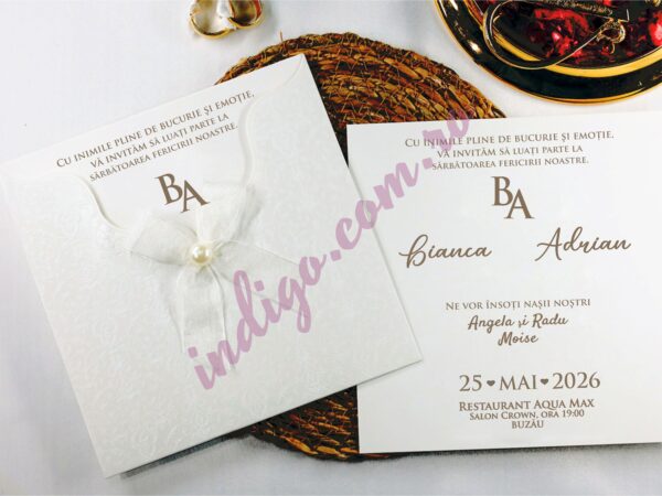 Invitatie de Nunta Eleganta - cod 2439 P