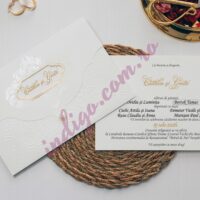 Invitatie de Nunta cu motiv Elegant – Cod 2444 P