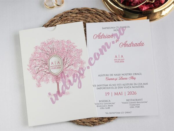 Invitatie de Nunta Eleganta - cod 2476 P