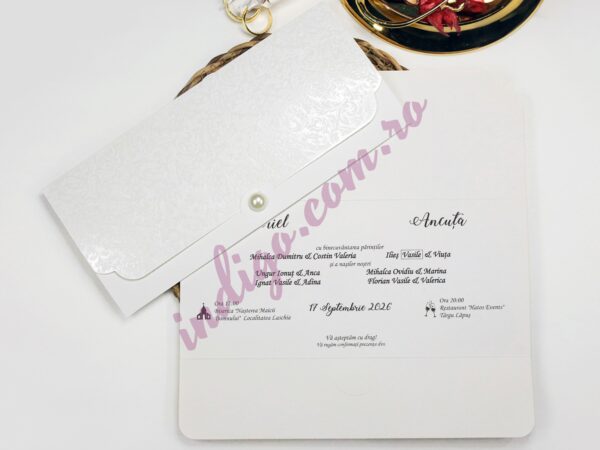 Invitatie de Nunta Eleganta - cod 2481 P