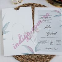 Invitatie de Nunta Florala - cod 2508 P