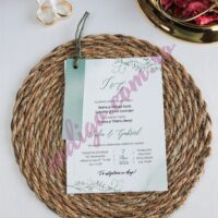 Invitatie de Nunta Florala - cod 2525 P