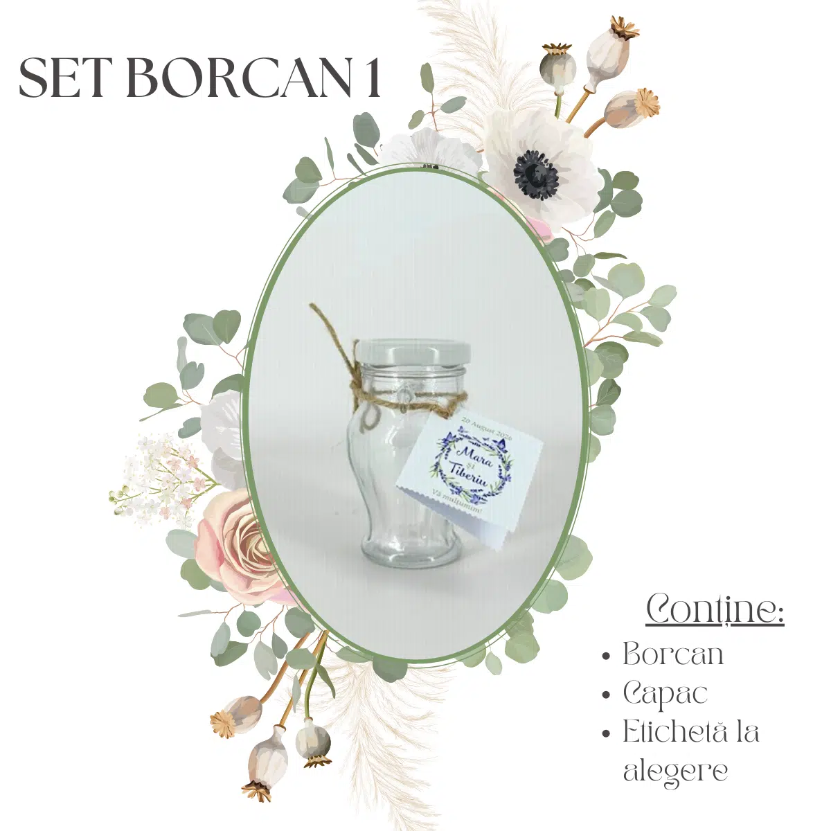 Set borcan 1