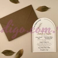 Invitatie de Nunta cu motiv Elegant – Cod 12250 P