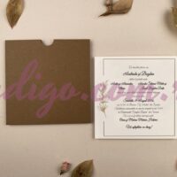 Invitatie de Nunta cu motiv Elegant – Cod 12255 P