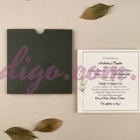 Invitatie de Nunta cu motiv Elegant – Cod 12261 P