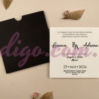 Invitatie de Nunta cu motiv Elegant – Cod 12262 P