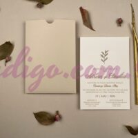 Invitatie de Nunta Florala - cod 12266 P