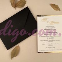 Invitatie de Nunta cu motiv Elegant – Cod 12267 P