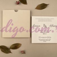 Invitatie de Nunta cu motiv Elegant – Cod 12270 P