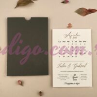 Invitatie de Nunta Eleganta - cod 12275 P