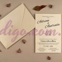 Invitatie de Nunta Eleganta - cod 12279 P