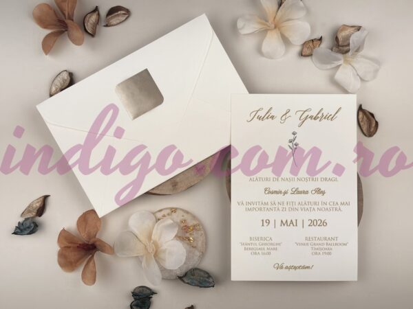 Invitatie de Nunta Eleganta - cod 13314