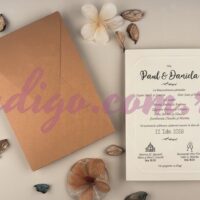 Invitatie de Nunta cu motiv Elegant - cod 13316