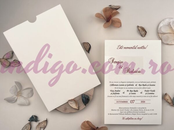 Invitatie de Nunta Eleganta - cod 13320