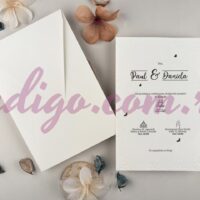 Invitatie de Nunta Florala - cod 13326