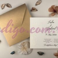 Invitatie de Nunta cu motiv Floral - cod 13330