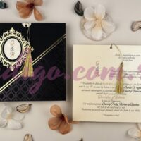 Invitatie de Nunta cu motiv Elegant - Cod 74758