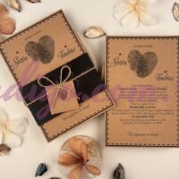 Invitatie de Nunta cu motiv Elegant - Cod 74769