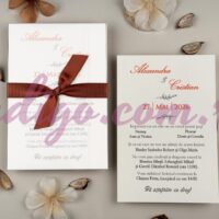 Invitatie de Nunta cu motiv Elegant - Cod 96932