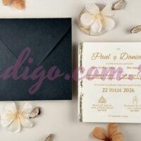 Invitatie de Nunta cu motiv Elegant - Cod 96945