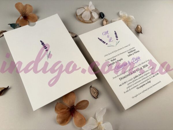 Invitatie de Nunta cu motiv Elegant - Cod 96948