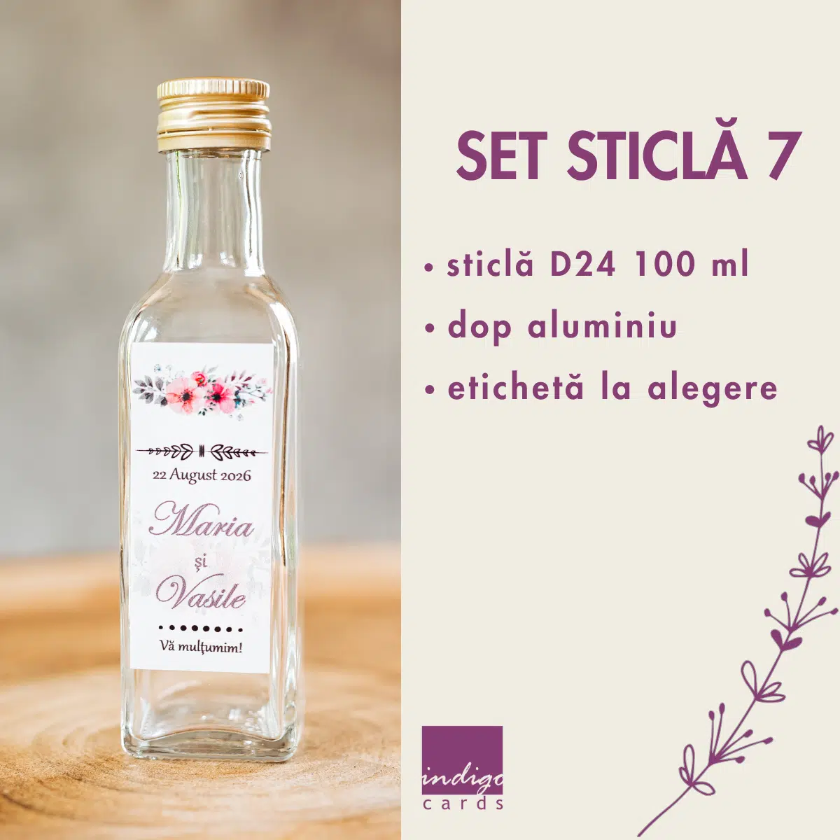 Set Sticla 7