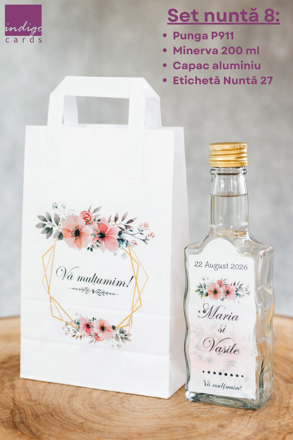 set nunta 8 Foto Set marturii nunta cu punga nunta 8