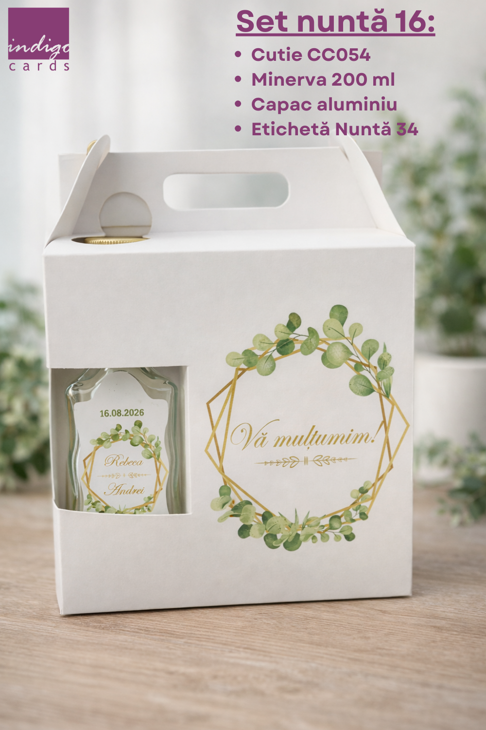 set nunta 16 Foto Set marturii nunta cu cutie nunta 16